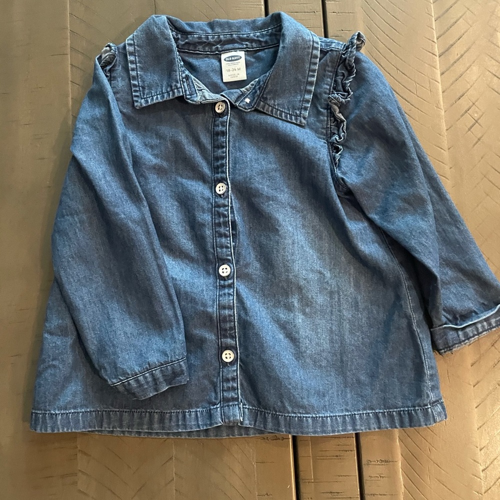 Toddler jean shirt